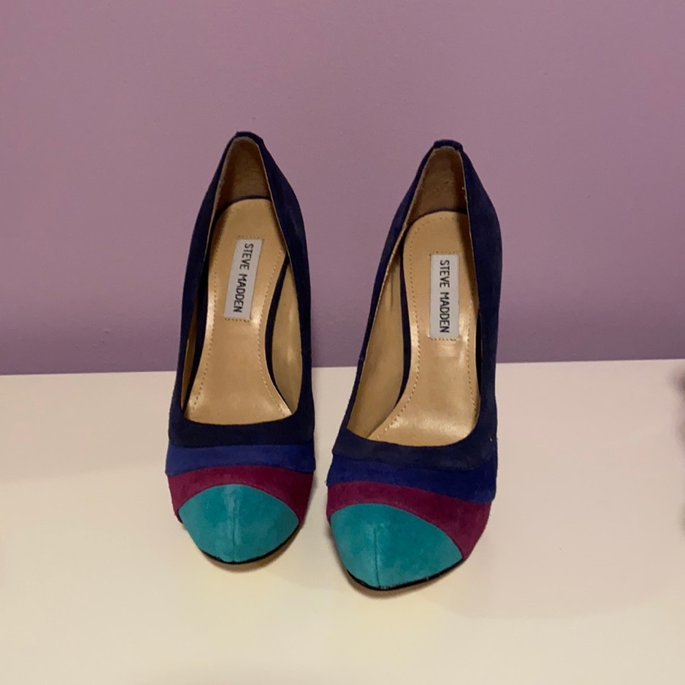 Multi colored heels
